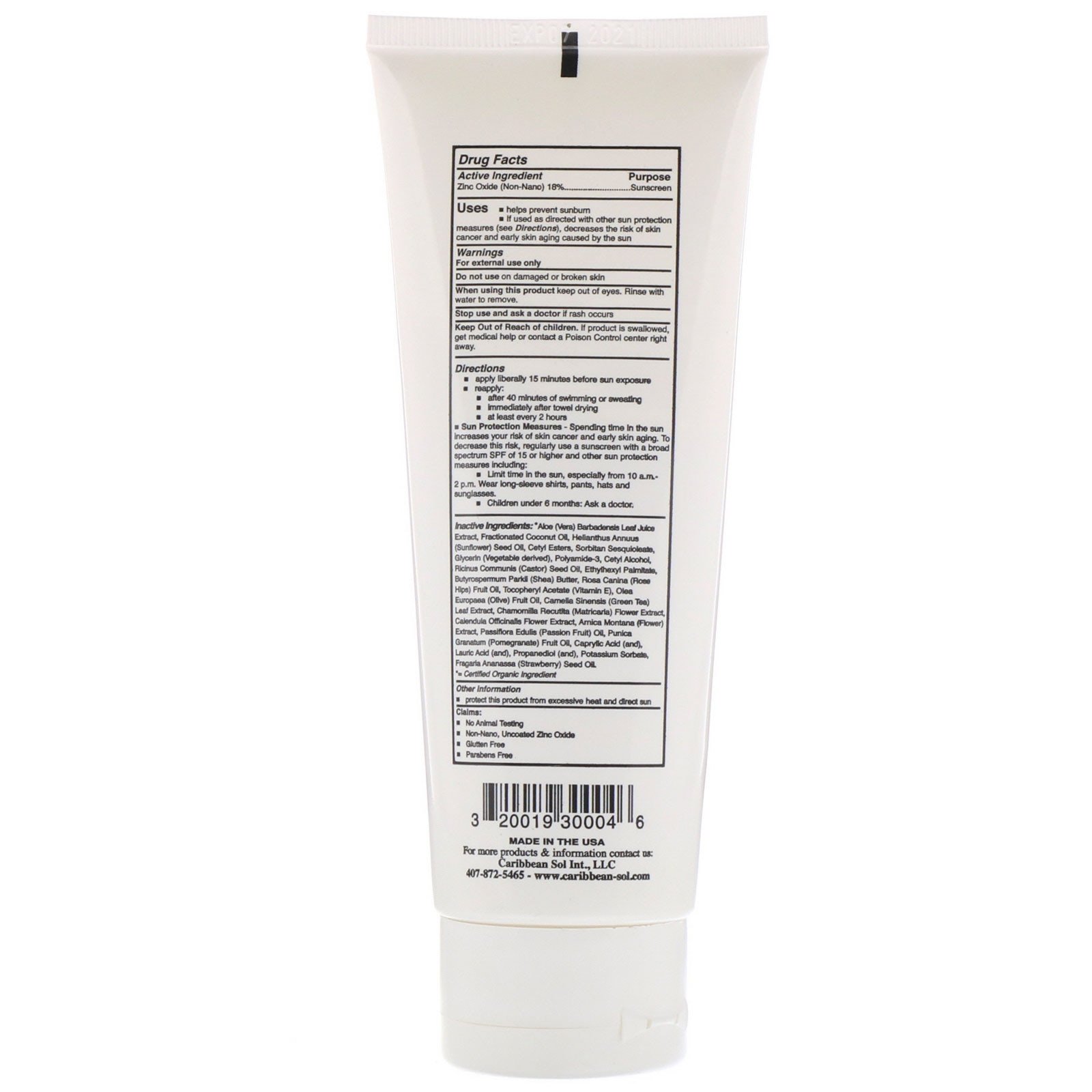 Caribbean Solutions, Protetor Solar, FPS 30, 118 ml (4 oz) - Imagem 2