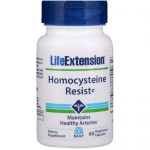 Life Extension, Resistência de Homocisteína, 60 Cápsulas Vegetarianas