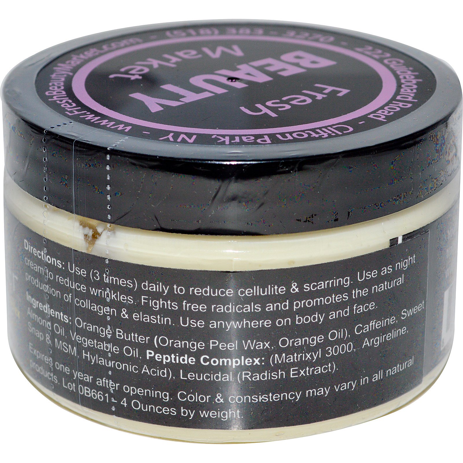 Greensations, Mercado da Beleza Natural, Manteiga Anticelulite, 4 oz - Imagem 2