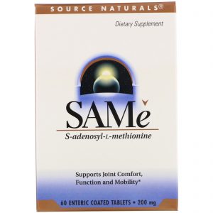 Source Naturals, SAMe, 200 mg, 60 Enteric Coated Tablets