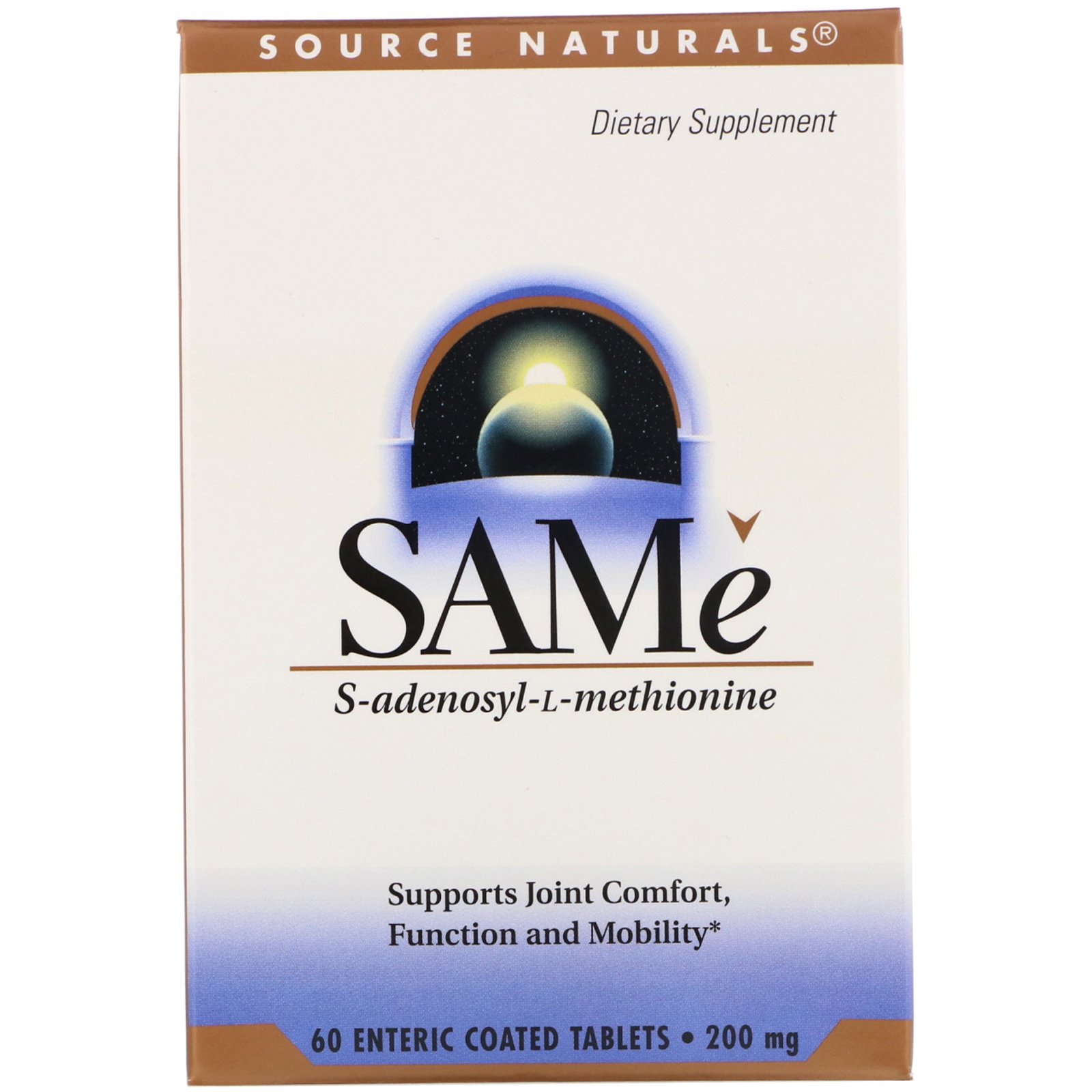 Source Naturals, SAMe, 200 mg, 60 Enteric Coated Tablets