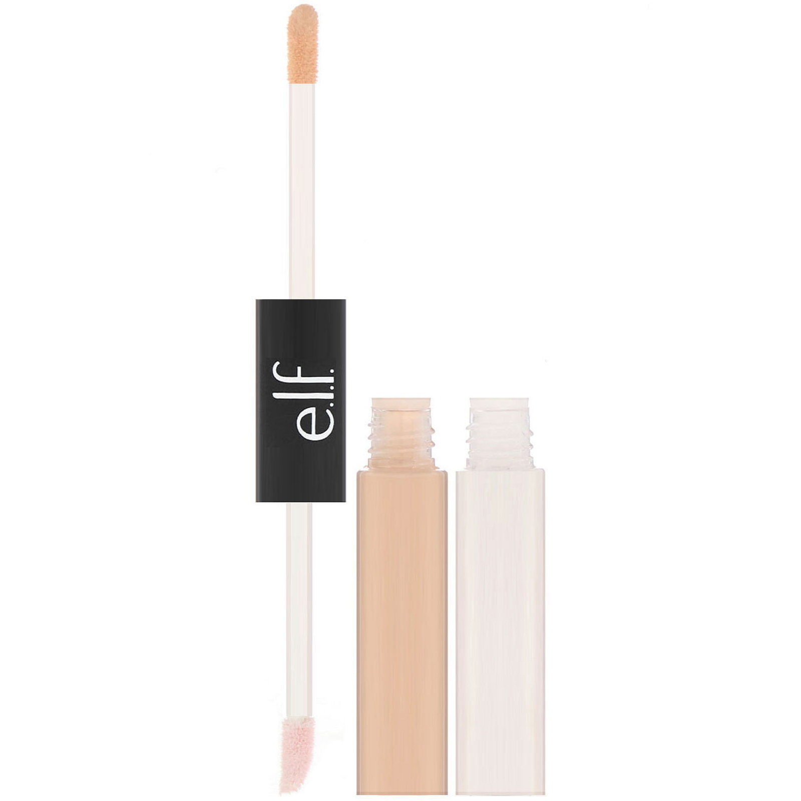 E.L.F., Corretivo e Iluminador para a área dos olhos, Regular/Brilho, 0,17 oz (5 g) cada