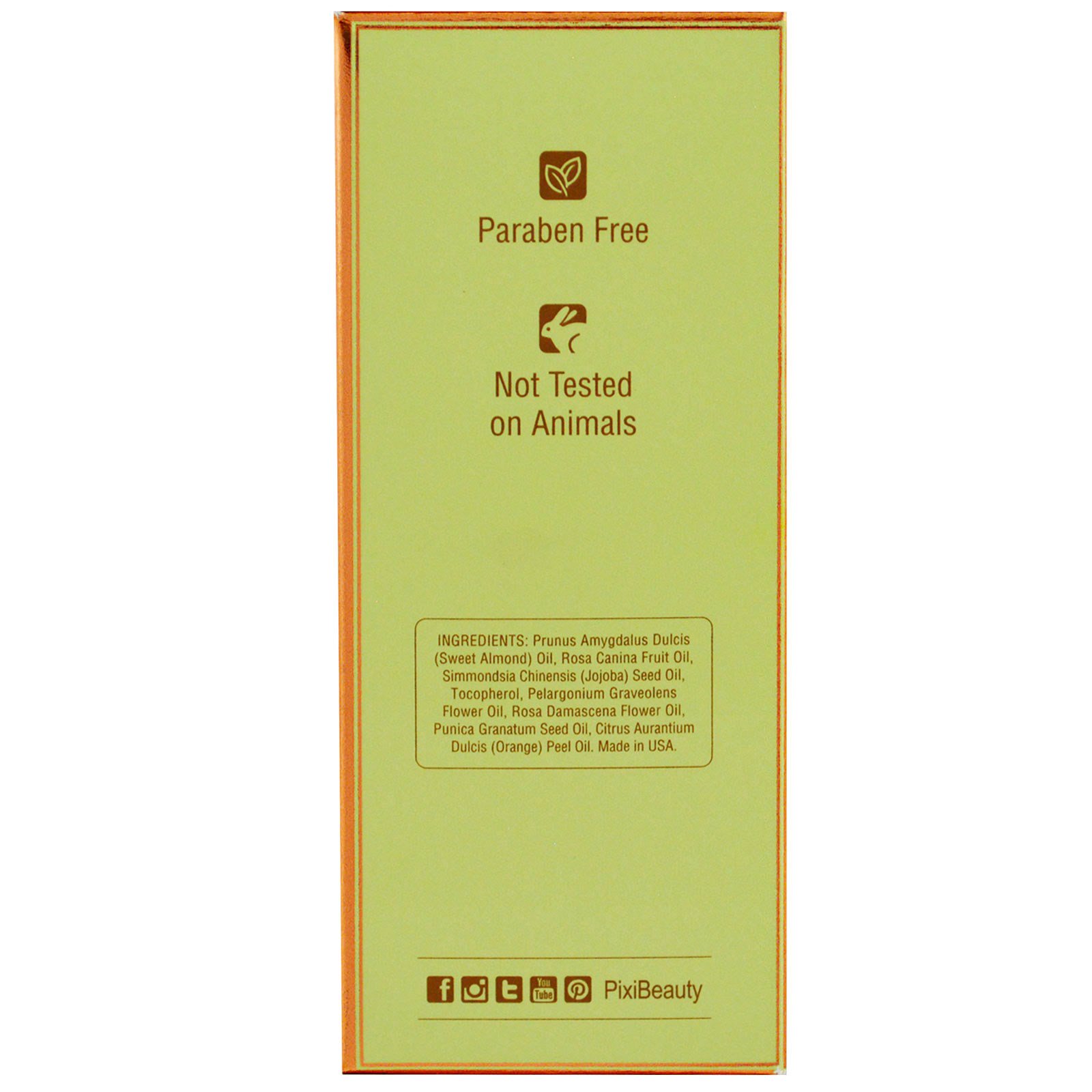 Pixi Beauty, Mistura de Óleo de Rosa, Óleo Facial Nutritivo, com Óleos de Rosa e Romã, 30 ml (1,01 fl oz) - Imagem 3