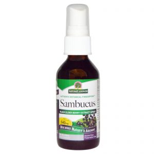 Nature's Answer, Sambucus, Black Elder Berry Extract Spray, Sem Álcool, 60 ml (2 fl oz)