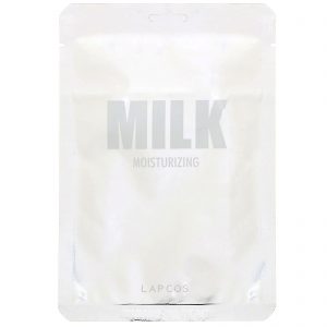 Lapcos, Máscara Asiática de Leite, Hidratante, 1 Folha, 30 ml (1,01 fl oz)