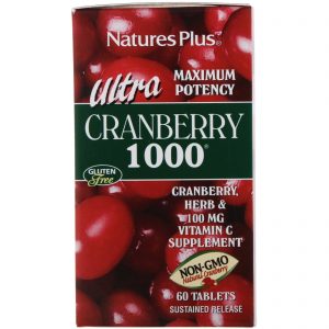 Nature's Plus, Ultra Cranberry 1000, 60 Comprimidos
