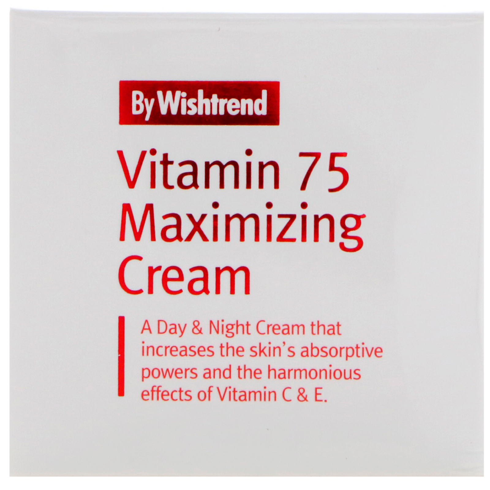 Wishtrend, Creme Maximizador 75 Vitamina, 1,76 oz (50 g) - Imagem 2