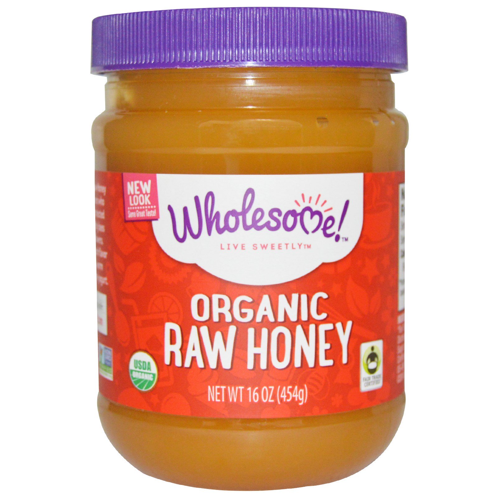 Wholesome , Organic Raw Honey, 454 g (16 oz)