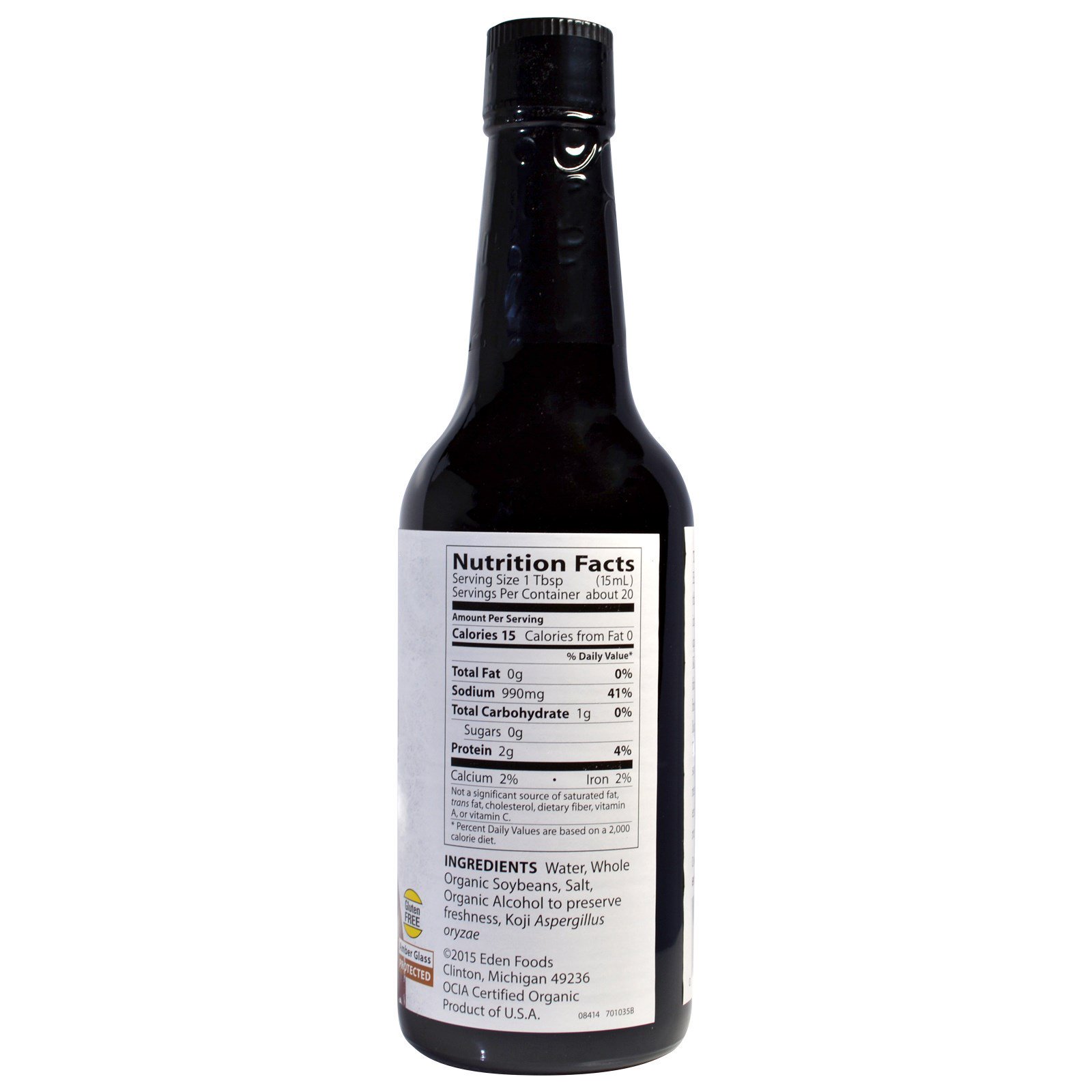 Eden Foods, Orgânico, Molho de Soja de Tamari, 296 ml (10 fl oz) - Imagem 2