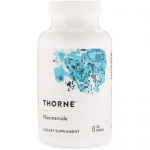 Thorne Research, Niacinamida, 180 Cápsulas Vegetarianas