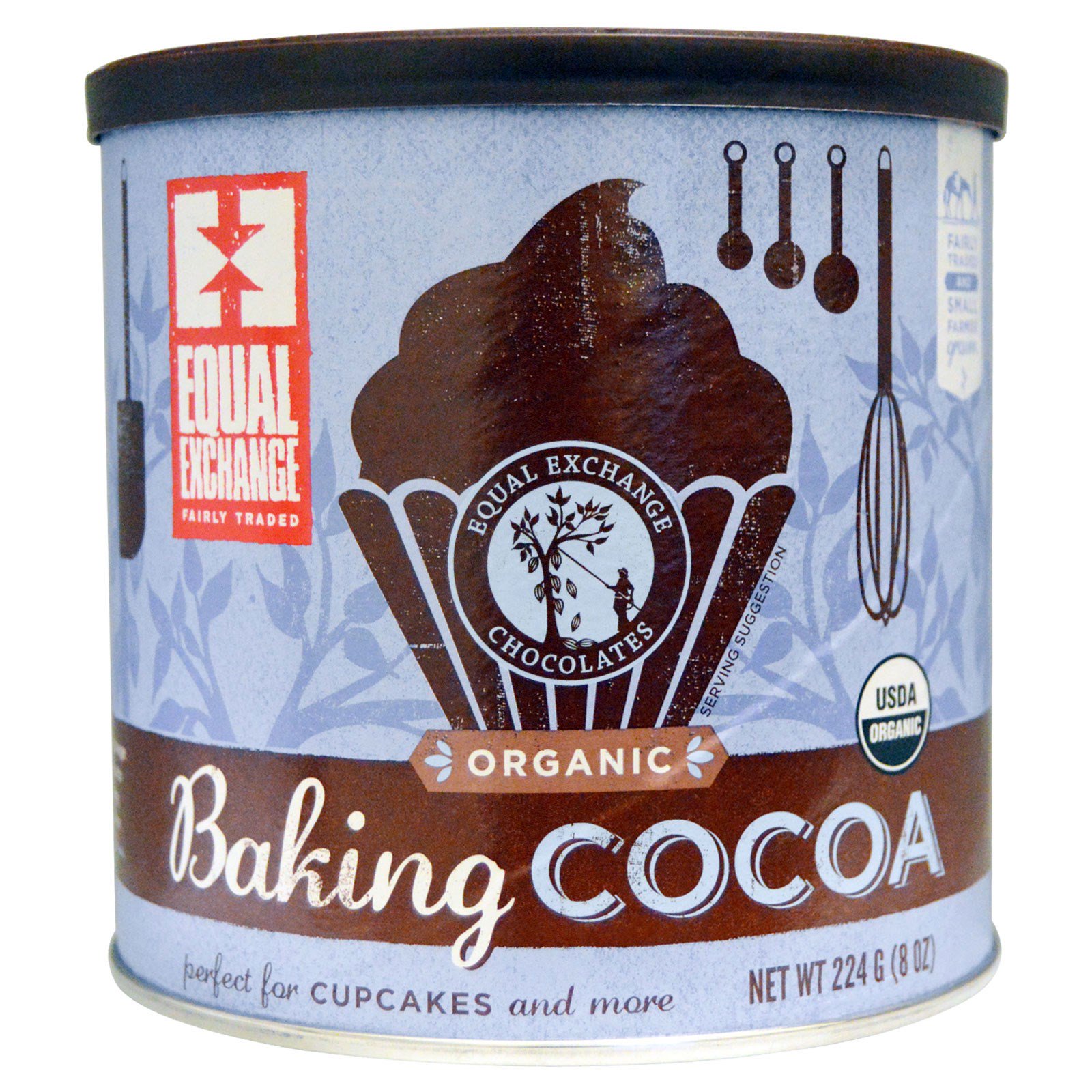 Equal Exchange, Cacau Culinário Orgânico, 8 oz (224 g)