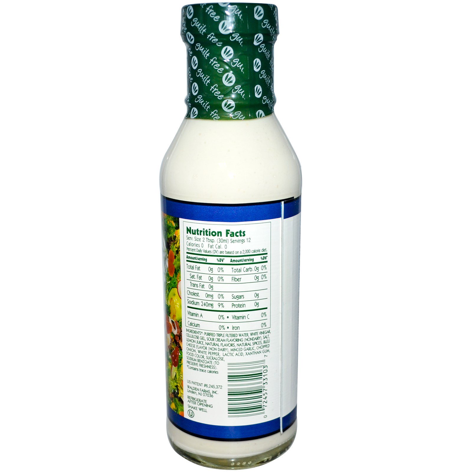 Walden Farms, Quijo Bleu, 12 fl oz (355 ml) - Imagem 2