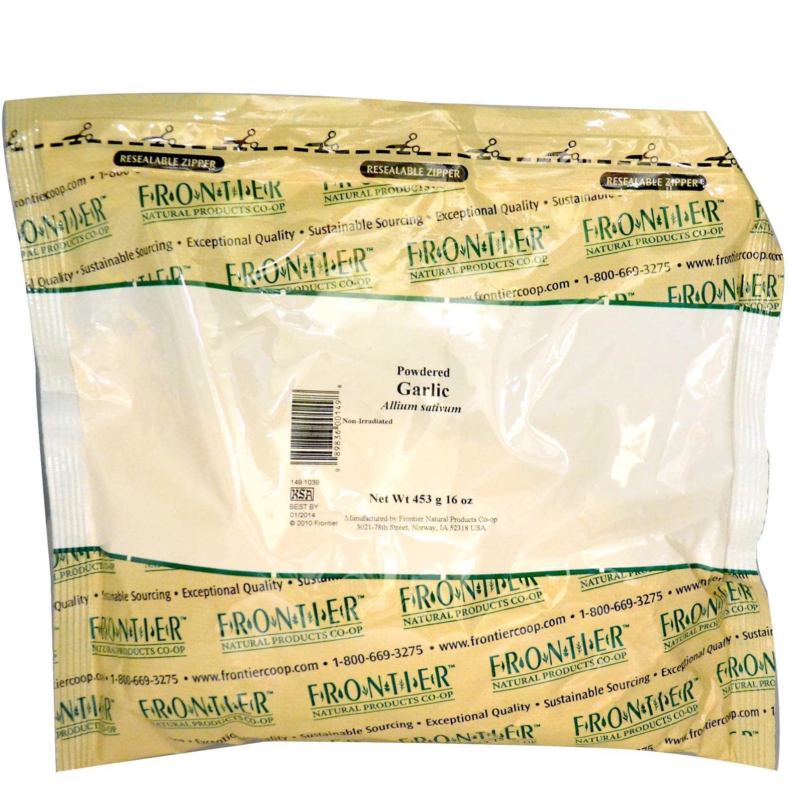 Frontier Natural Products, Alho em Pó, 16 oz (453 g) - Imagem 2
