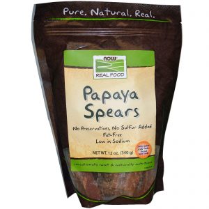 Now Foods, Tocos de Papaya, 12 oz (340 g)