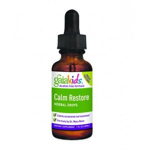 Gaia Herbs, Restaurador de Calma, Gotas Herbais, Fórmula sem Álcool, frasco de 1 oz (30 ml)