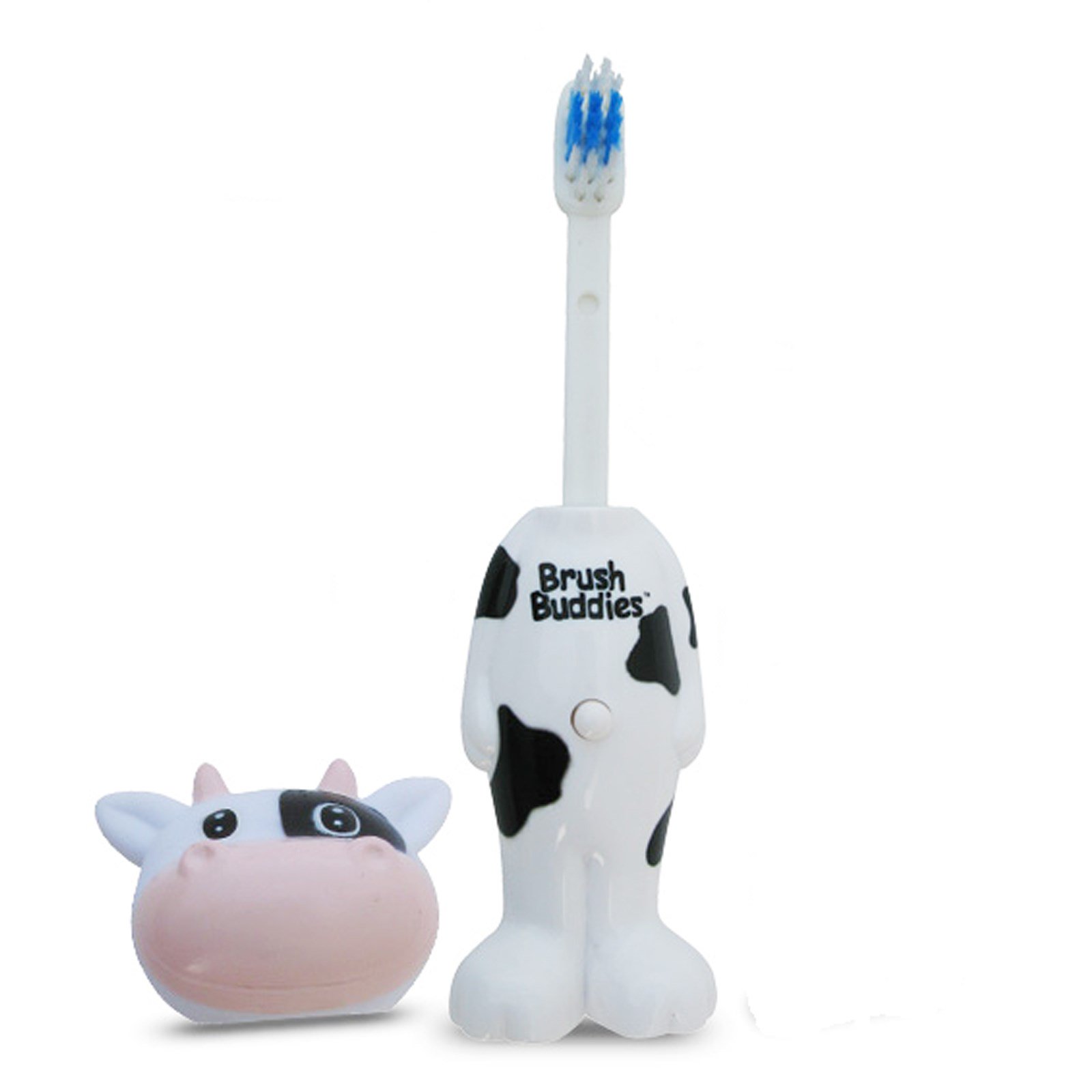 Brush Buddies, Com Tampinha, Vaca Leiteira Wayne, Macia, 1 Escova - Imagem 2