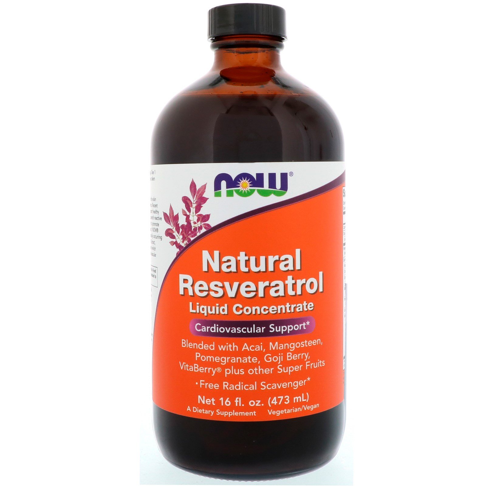 Now Foods, Resveratrol Natural, Concentrado Líquido, 473 ml (16 fl oz)