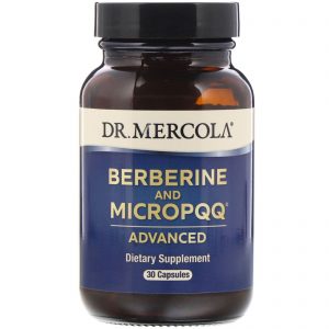 Dr. Mercola, Berberina e MicroPQQ Avançado, 30 Cápsulas