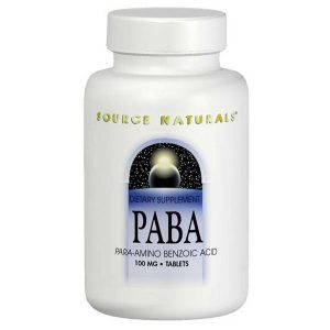 Source Naturals, PABA, 100 mg, 250 tabletes
