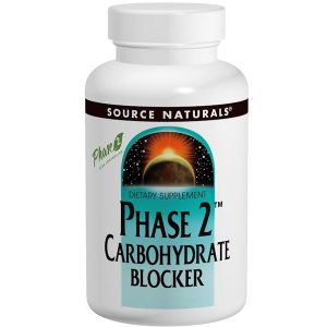 Source Naturals, Fase 2 Bloqueador de Carboidrato, 500 mg, 60 tabletes