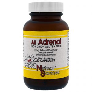 Natural Sources, Tudo Ad-renal, 60 Cápsulas