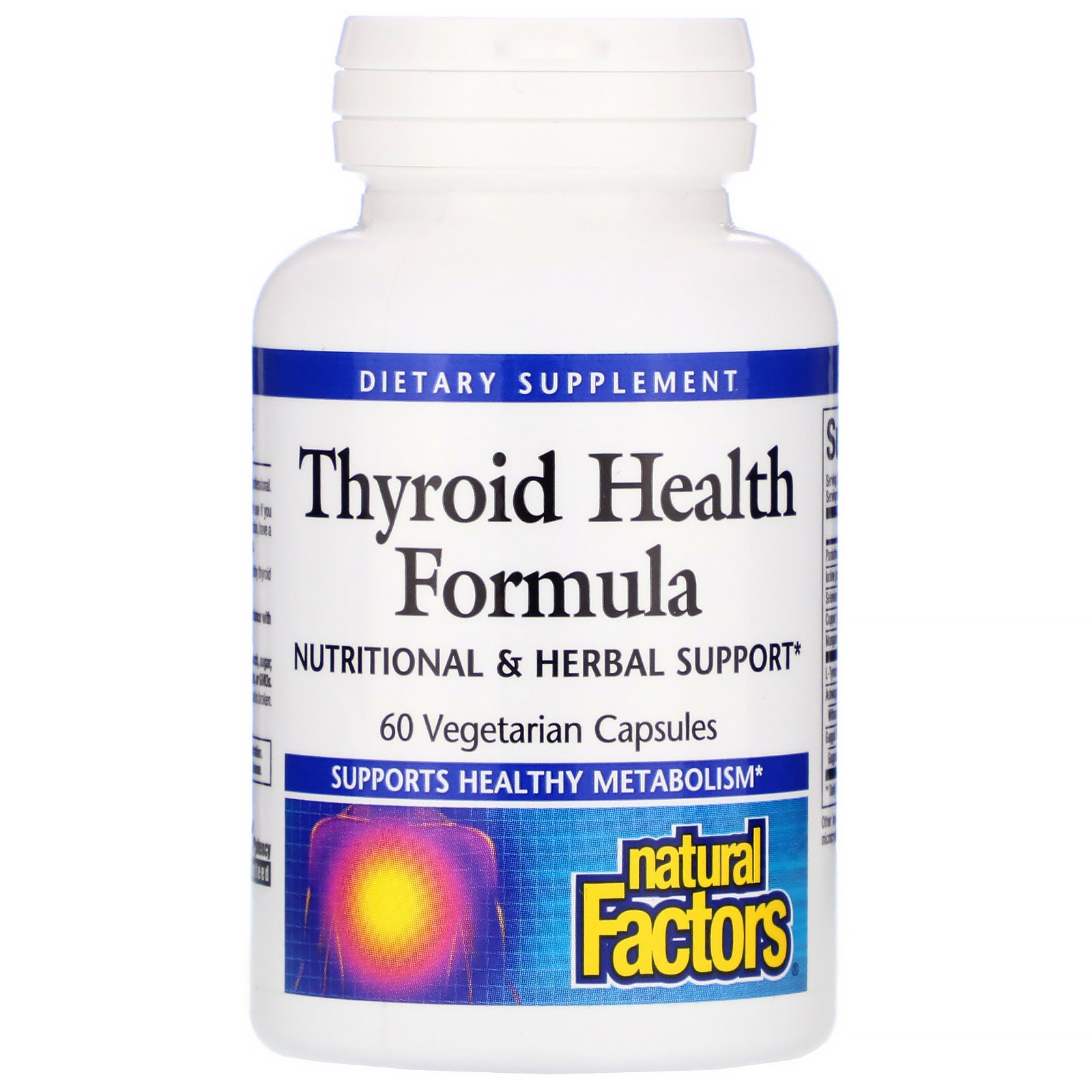 Natural Factors, Thyroid Health Formula, 60 Vegetarian Capsules