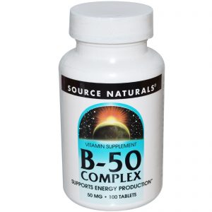Source Naturals, Complexo B-50, 50 mg, 100 Comprimidos