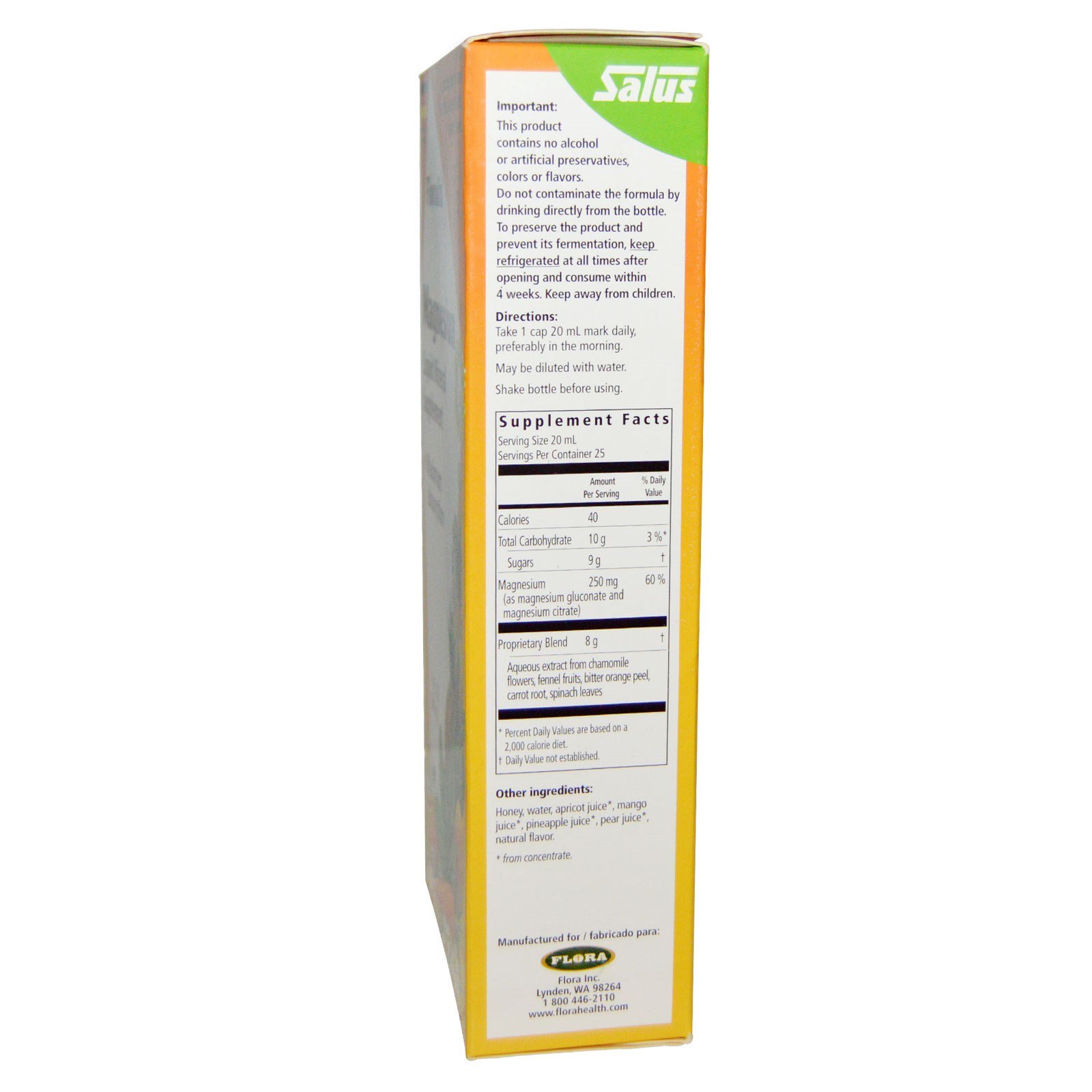Flora, Floradix, Magnésio, Suplemento Mineral Líquido, 17 fl oz (500 ml) - Imagem 2