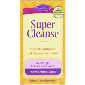 Nature's Secret, Super Limpeza, 100 Comprimidos