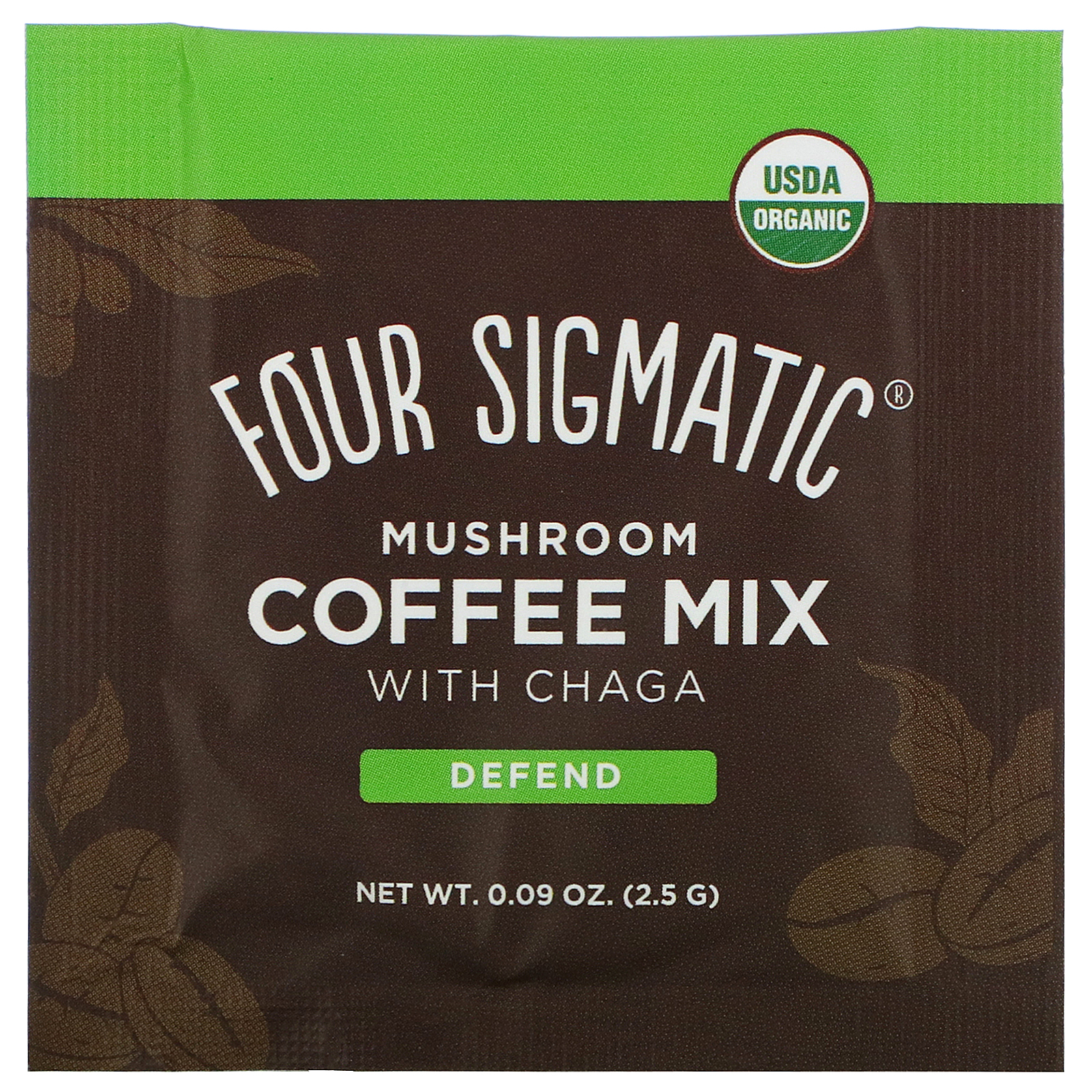 Four Sigmatic, Mushroom Coffee Mix with Chaga, 10 Packets, 0.09 oz (2.5 g) Each - Imagem 3