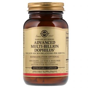 Solgar, Advanced Multi-Billion Dophilus, 60 Cápsulas Vegetais