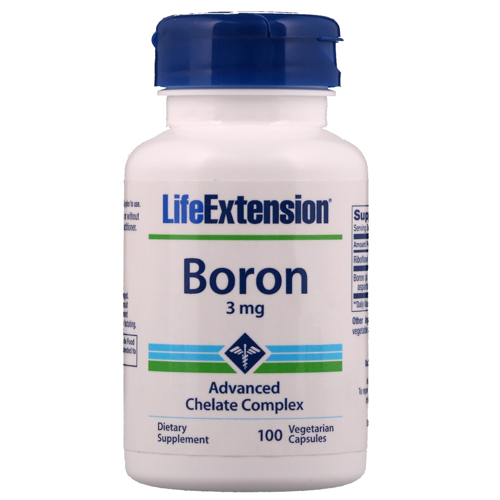 Life Extension, Boro, 3 mg, 100 Cápsulas Vegetarianas
