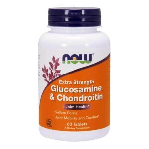 Now Foods, Glucosamina & Condroitina Extra Forte - 60 Tabletes