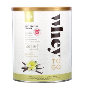 Solgar, Whey To Go, Whey Protein Powder, Baunilha, 936 g (33 oz)