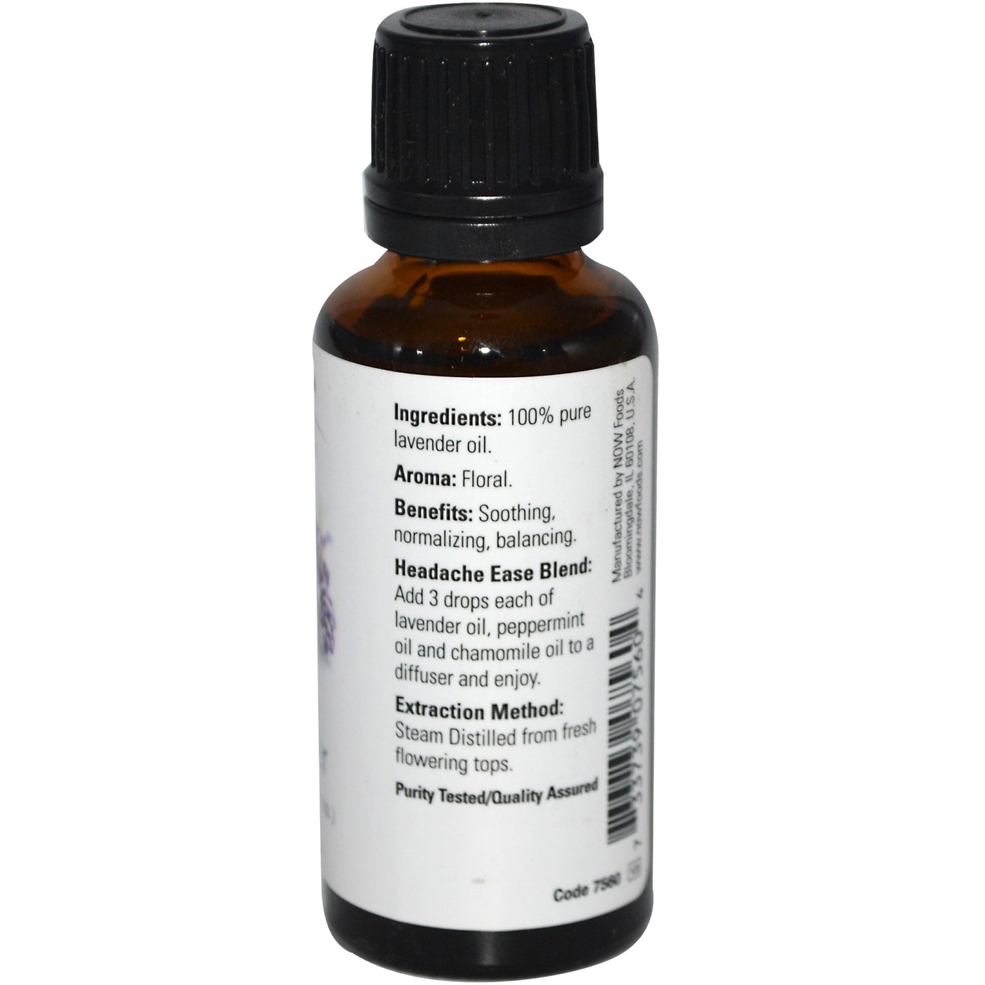 Now Foods, Óleo Essencial Orgânico Lavanda - 30 ml - Imagem 2