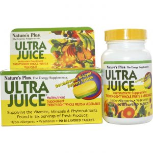 Nature's Plus, Ultra Juice® - Multivitamínico - 90 Tabletes
