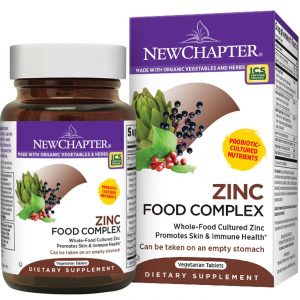 New Chapter Zinco ALimantos Complexo 60 Tabletes