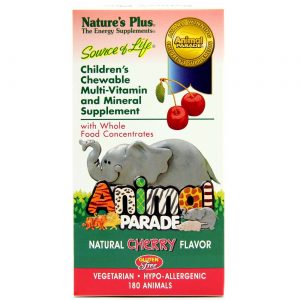 Nature's Plus, Animal Parade® Multivitamínico - 180 Gomas Mastigáveis
