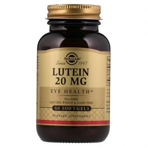 Solgar, Luteína, 20 mg, 60 Softgels