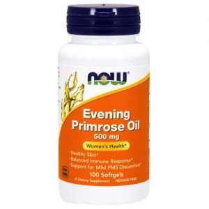 Now Foods, Óleo de Prímula - 500 mg - 100 Cápsulas