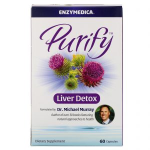 Enzymedica, Purify, Desintoxicante Hepático, 60 Cápsulas