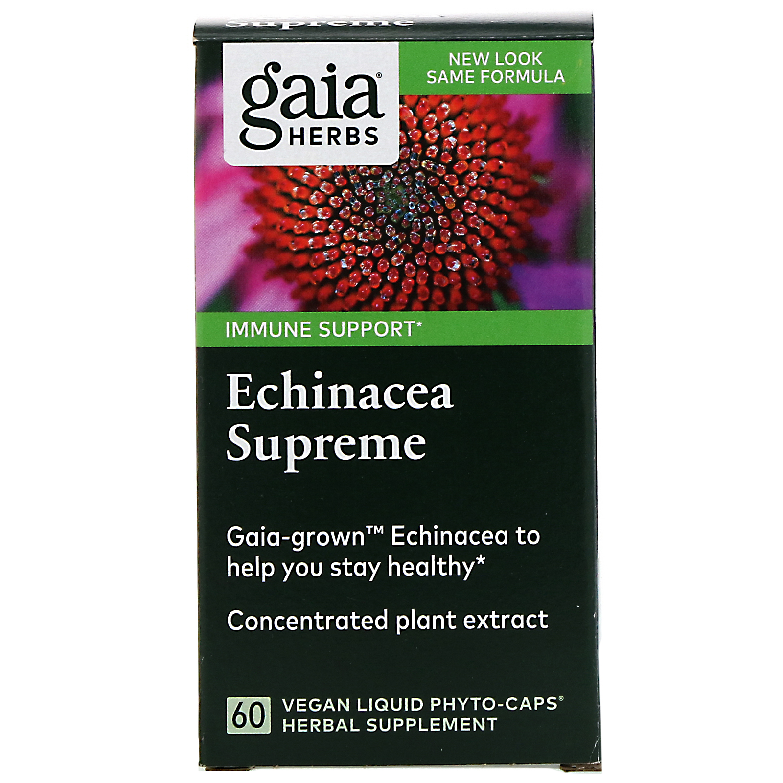 Gaia Herbs, Echinacea Supreme, 60 Fitocápsulas Líquidas Vegetais - Imagem 2