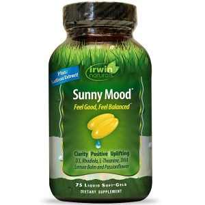 Irwin Naturals, Humor Ensolarado, 75 cápsulas gelatinosas