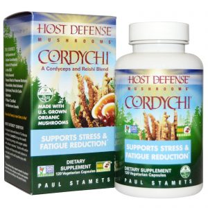 Fungi Perfecti, Cordychii, Supports Stress & Fatigue Reduction, 120 Vegetarian Capsules