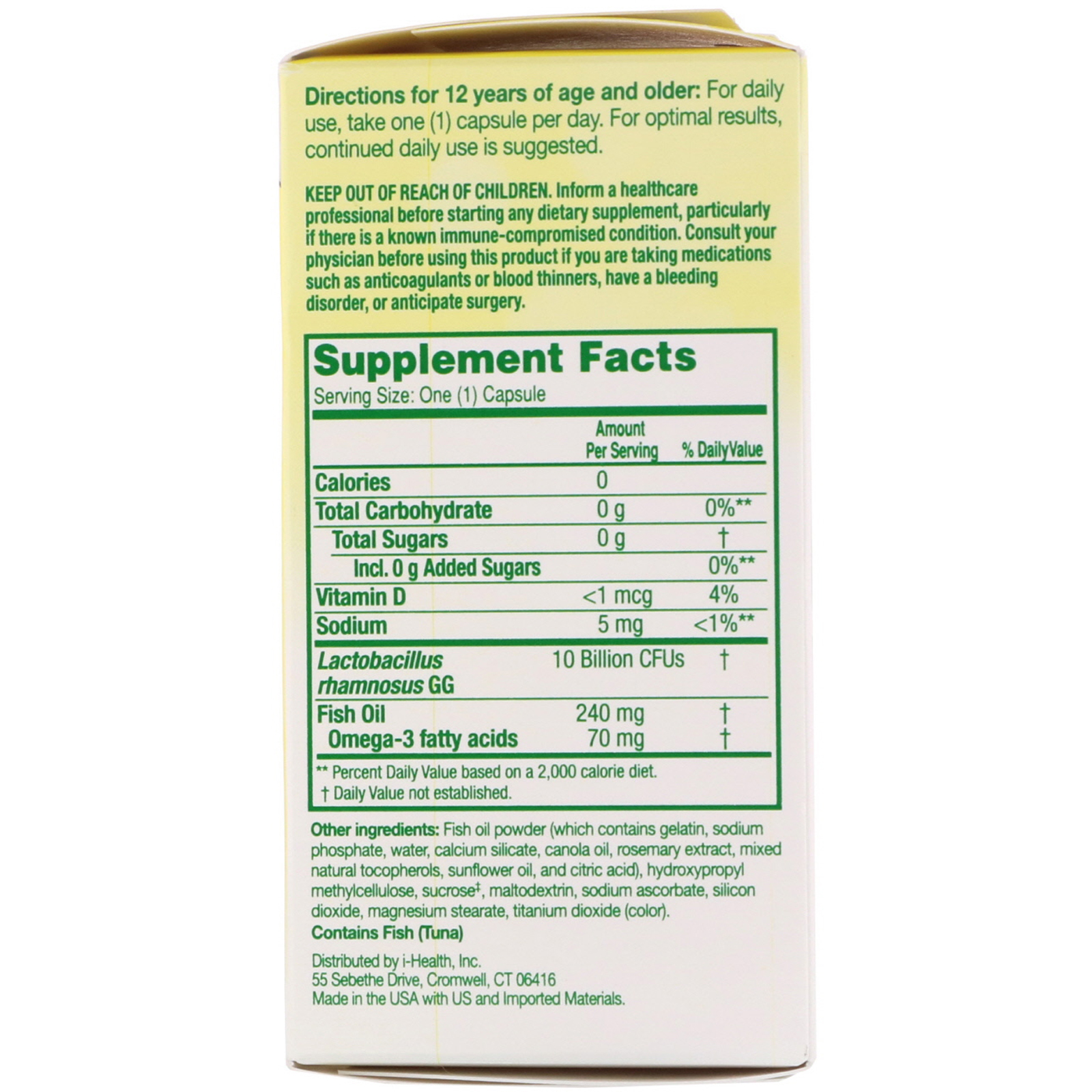 Culturelle, Probiotics, Pro-Well, 3-in-1 Complete, 30 Once Daily Capsules - Imagem 2