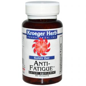 Kroeger Herb Co, Dia Ensolarado, Antifadiga, 80 Comprimidos