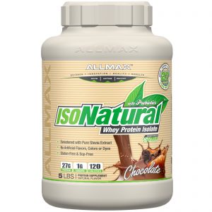 ALLMAX Nutrition, IsoNatural, Isolado de Proteína Whey Puro, Chocolate, 5 lbs
