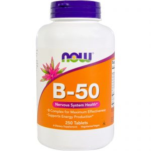 Now Foods, B-50, 250 Comprimidos