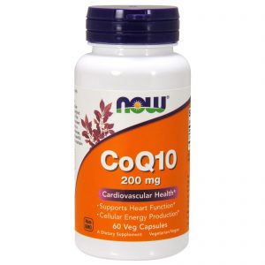 Now Foods, CoQ10, 200 mg, 60 Cápsulas vegetarianas