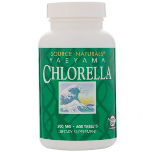 Source Naturals, Yaeyama Chlorella, 200 mg, 600 Comprimidos